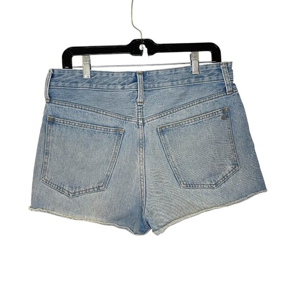 Madewell Relaxed Denim Shorts in Renfield Wash: Destructed Edition Size 27 - Picture 5 of 10